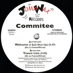 Committee - Welcome (I Said Shut Up) (12")