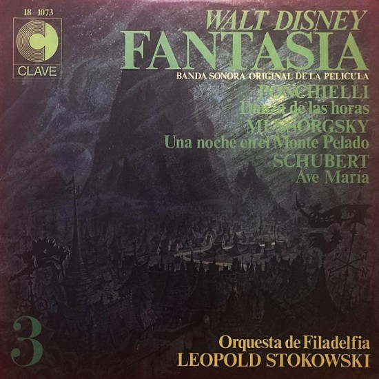 Leopold Stokowski - Orquesta De Philadelphia - Walt Disney Fantasia - Banda Sonora Original De La Película - 3 (LP)