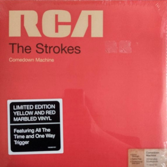 The Strokes - Comedown Machine (LP - Limited Edition - Yellow w/ Red Marbled)