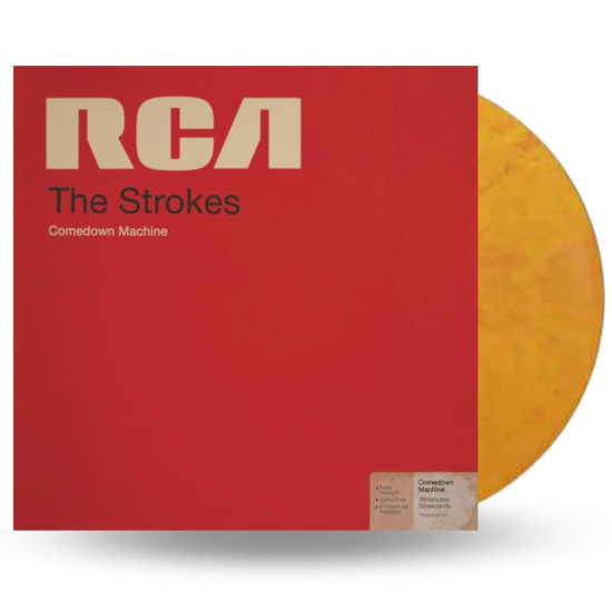 The Strokes - Comedown Machine (LP - Limited Edition - Yellow w/ Red Marbled)