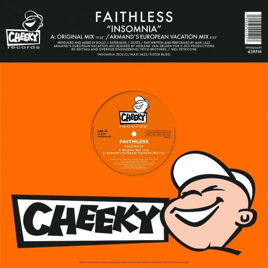 Faithless - Insomnia (12" - Limited Edition - Orange)