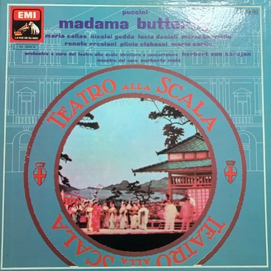 Puccini, Maria Callas, Nicolai Gedda, Mario Borriello, Lucia Danieli, Orchestra And Chorus Of La Scala, Milan, Herbert Von Karajan - Madama Butterfly (3xLP - Box)