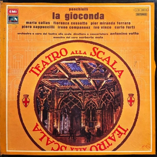 Maria Callas, A. Ponchielli, F. Cossotto, I. Vinco, I. Companeez, P. Miranda Ferraro, P. Cappuccilli, L. Monreale, C. Forti, R. Ercolani, B. Giaiotti, Teatro, Coro e Orchestra Del Teatro Alla Scala, A. Votto, N. Mola - La Gioconda (3xLP - Box)