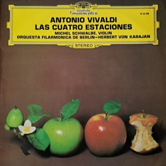 Vivaldi - Herbert von Karajan, Orquesta Filarmónica de Berlín - Las Cuatro Estaciones (LP - Club Edition)