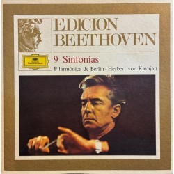 Beethoven, Herbert von Karajan, Orquesta Filarmónica De Berlín - 9 Symphonien (8xLP - Box Set) 