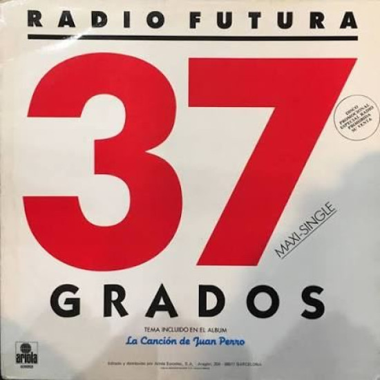 Radio Futura - 37 Grados (12" - Promo)*