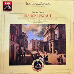 Giacomo Puccini / Maria Callas, Giuseppe di Stefano, Giulio Fioravanti / Orchestra E Coro Del Teatro Alla Scala, Tullio Serafin - Manon Lescaut (3xLP - Box)