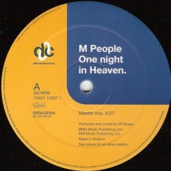 M People - One Night In Heaven (12")