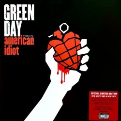 Green Day - American Idiot (2xLP - Limited Special Edition - Gatefold - Red + White w/ Black Swirl)