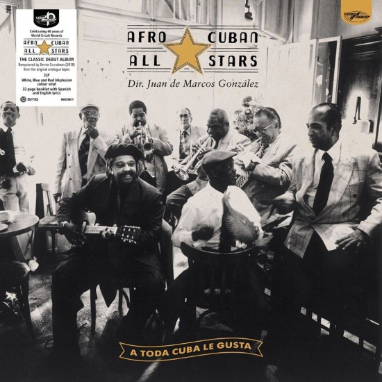 Afro-Cuban All Stars - A Toda Cuba Le Gusta (2xLP - 30th Anniversary 2018 Remastered Edition - Gatefold - White, Blue & Red Inkplosion)