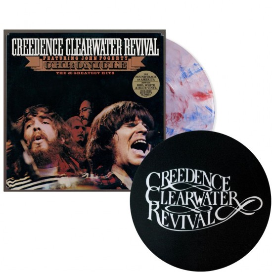 Creedence Clearwater Revival Featuring John Fogerty - Chronicle, The 20 Greatest Hits (2xLP -  Limited Edition - Gatefold - Red, White & Blue + Slipmat)
