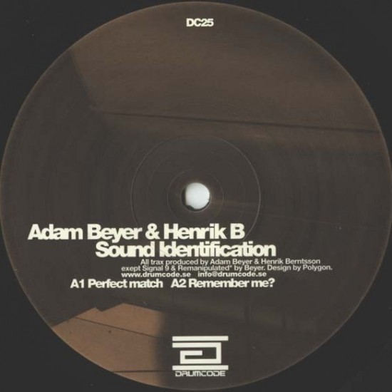 Adam Beyer & Henrik B - Sound Identification (2x12")