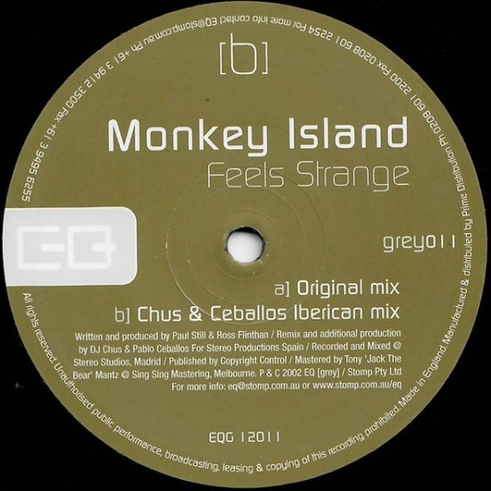 Monkey Island - Feels Strange (12")