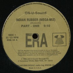 Erasure - Indian Rubber (Mega Mix) (12")