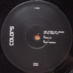 The State Of House - Up All Night E.P. (12")