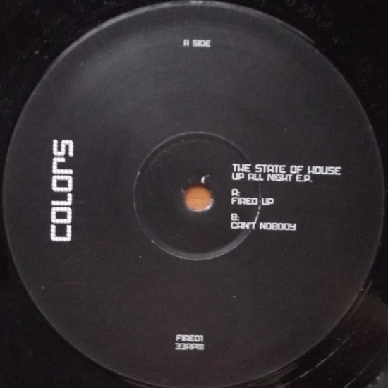 The State Of House - Up All Night E.P. (12")