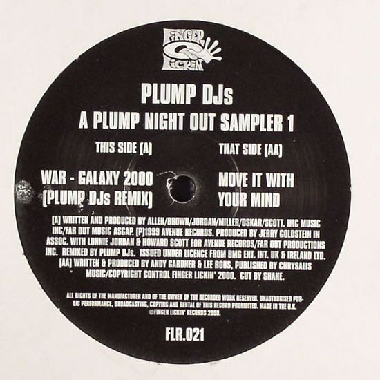 Plump DJs - A Plump Night Out (Sampler One) (12")