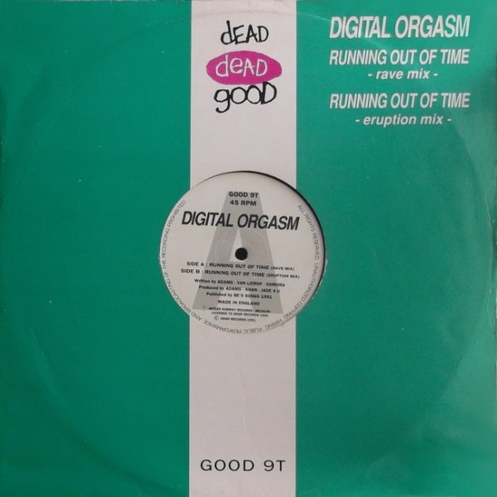 Digital Orgasm - Running Out Of Time (12")
