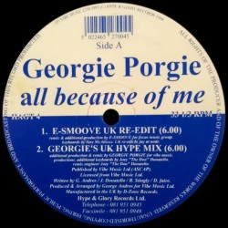 Georgie Porgie - All Because Of Me (12")