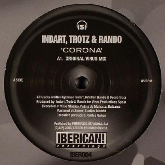 Indart, Trotz & Rando - Corona (12")