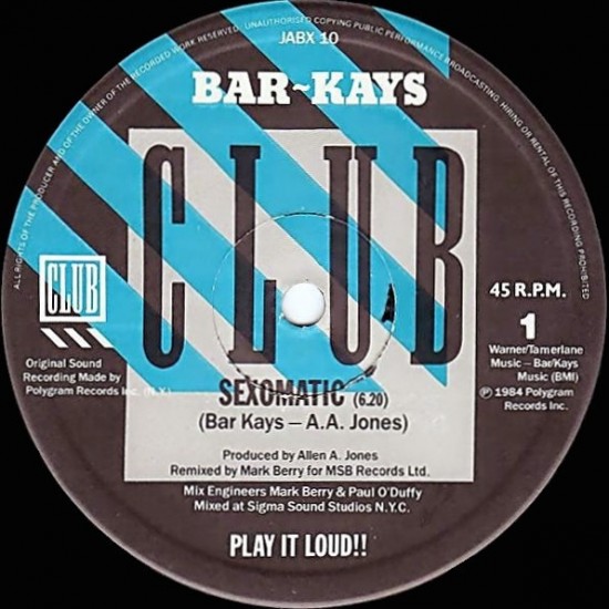 Bar-Kays - Sexomatic (12")