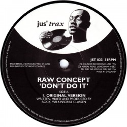 Raw Concept - Don't Do It (12")