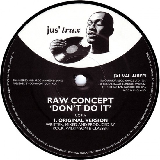 Raw Concept - Don't Do It (12")
