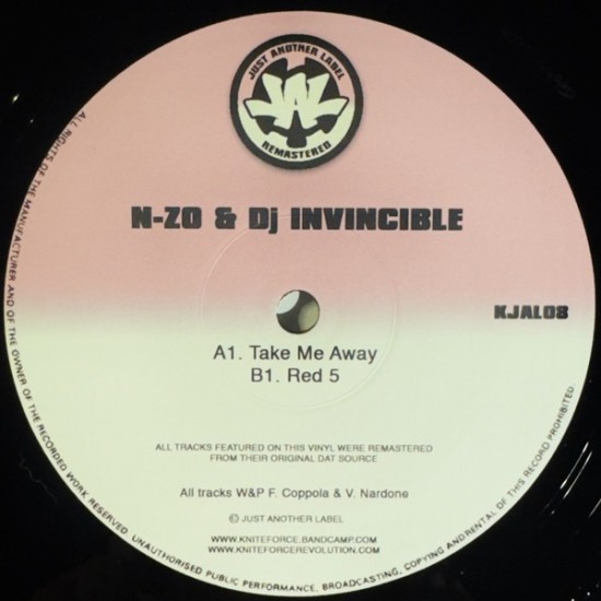 N-Zo & DJ Invincible - Take Me Away / Red 5 (12")