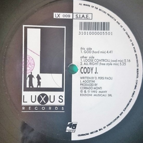 Cody J. - God (12")