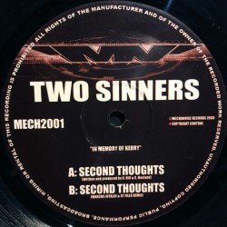 2 Sinners - Second Thoughts (12")