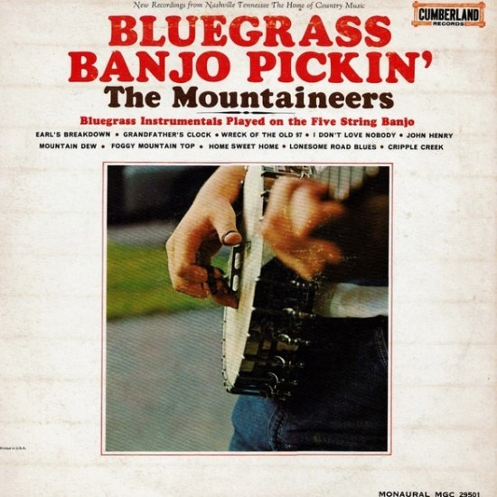The Mountaineers - Bluegrass Banjo Pickin' (LP)