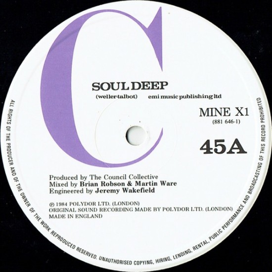 The Council Collective - Soul Deep (12")