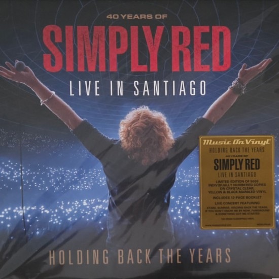 Simply Red - Holding Back The Years: Live In Santiago (3xLP - Limited Edition - 180g - Clear Yellow w/ Black Marbled)
