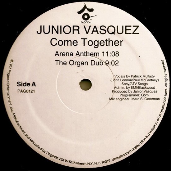 Junior Vasquez - Come Together (12" - Promo)