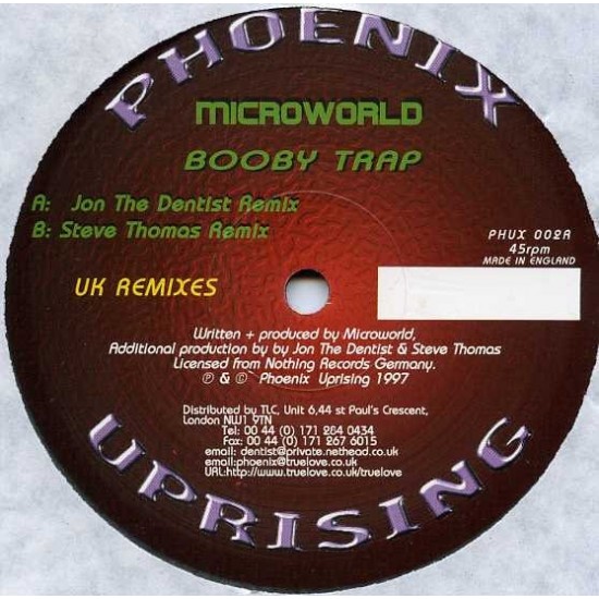 MicroWorld - Booby Trap (Remixes) (12") 