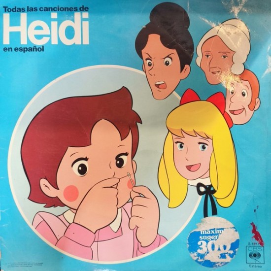Heidi  - Todas Las Canciones de Heidi En Español (LP)*