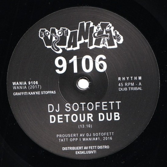 DJ Sotofett / Vera Dvale Feat. Merel Laine - Detour Dub / To Want You (12") 