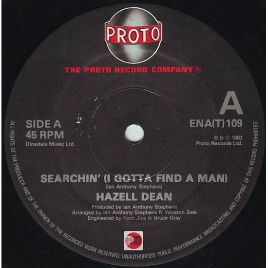 Hazell Dean - Searchin' (I Gotta Find A Man) (12") 