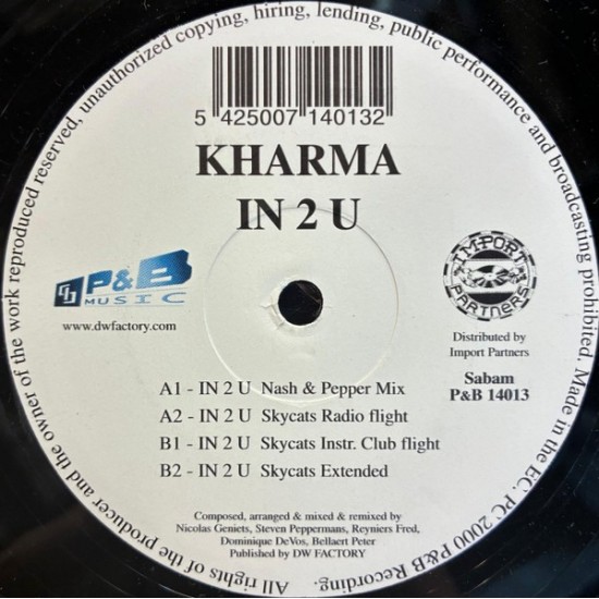 Kharma - In 2 U (12") 