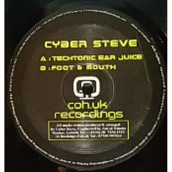 Cyber Steve ‎"Techtonic Ear Juice" (12")