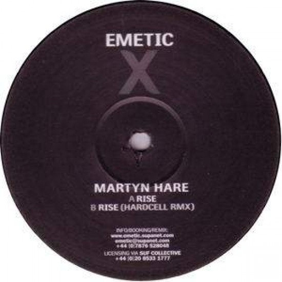 Martyn Hare ‎"Emetic X" (12")