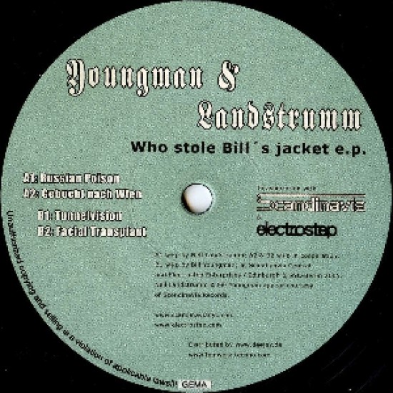 Youngman & Landstrumm ‎"Who Stole Bill's Jacket E.P." (12")