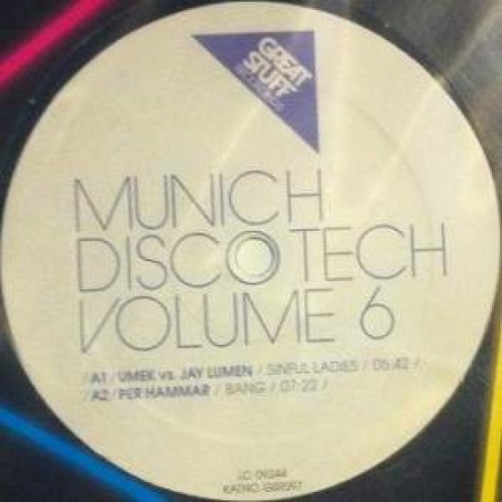 Munich Disco Tech Volume 6 (12")