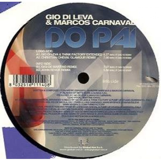 Gio Di Leva & Marcos Carnaval ‎"Do pai" (12")