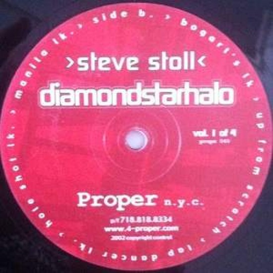 Steve Stoll ‎"Diamondstarhalo Vol. 1 Of 4" (12")