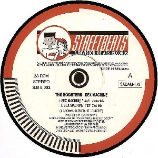 The Boosters / Houseforce ‎"Sex Machine" (12")
