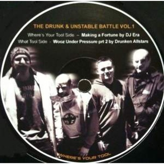 DJ Era / Drunken Allstars ‎"The Drunk & Unstable Battle Vol. 1" (12")