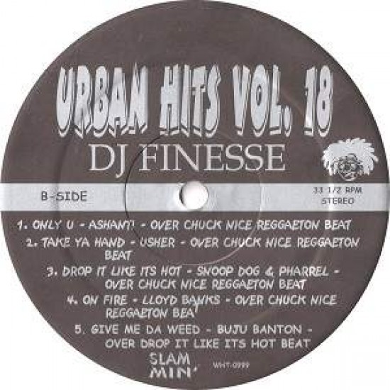 DJ Finesse ‎"Urban Hits Vol.18" (12")