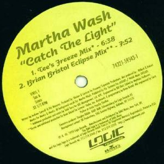 Martha Wash ‎"Catch The Light" (2x12")