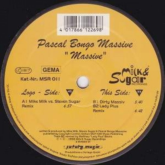 Pascals Bongo Massive "Massive" (12")